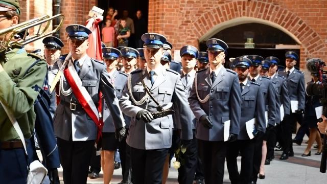 Tczew - Powiatowe Święto Policji na zamku w Gniewie