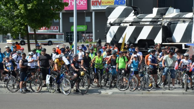 Tczew - I pojechali! Wielki Przejazd Rowerowy wyruszył