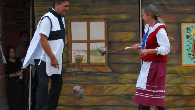 Tczew - Kociewiacy potykali się z... Krzyżakami