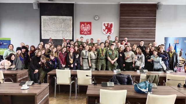 Tczew - Biwakowali w Tczewie z okazji Dnia Myśli Braterskiej