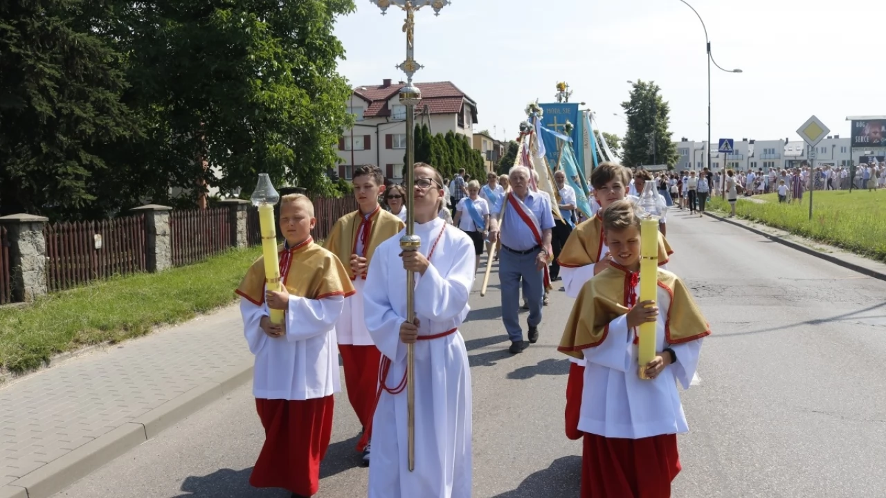 Tczew - Boże Ciało - procesja z Najświętszym Sakramentem