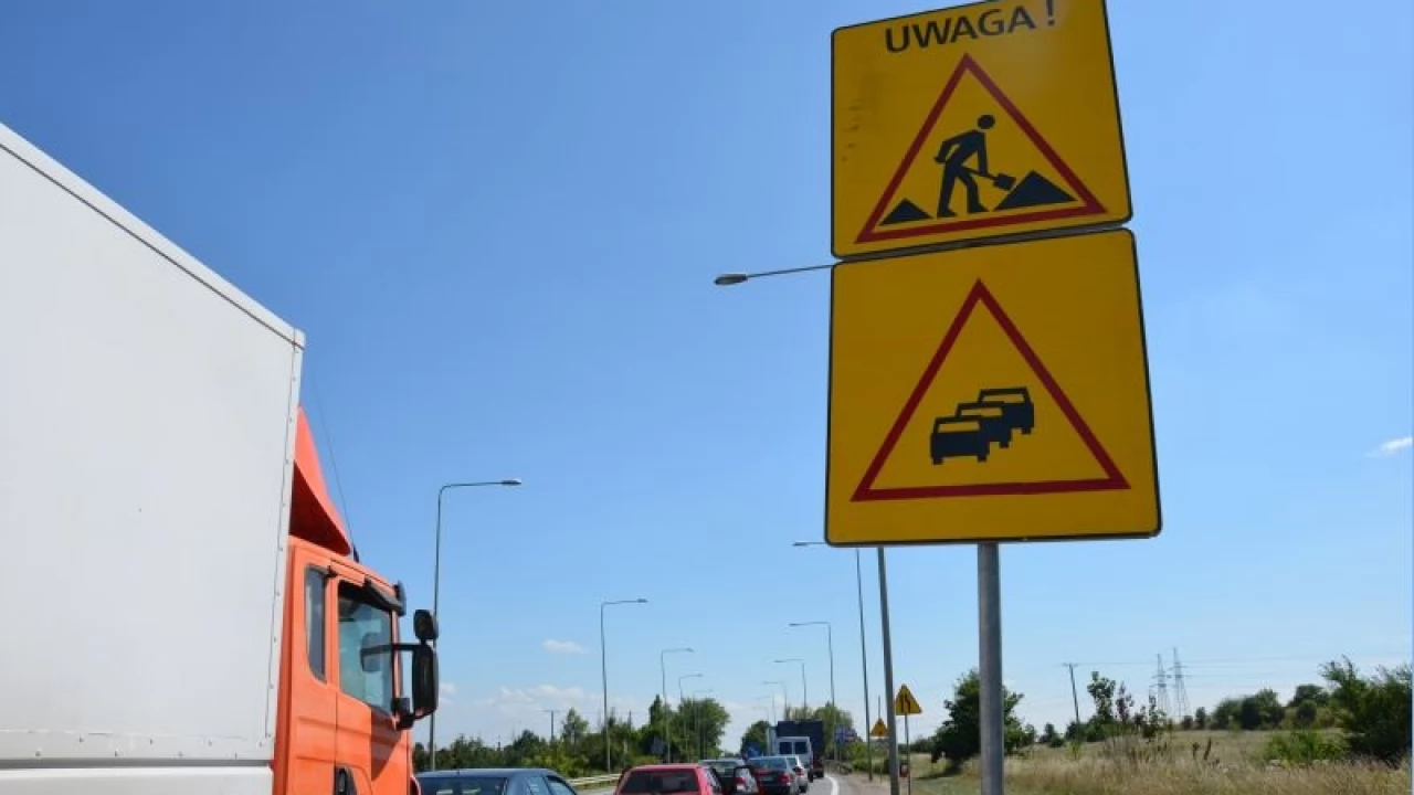 Tczew - Początek remontu dk 91