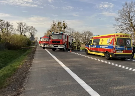 Tczew - Jedna osoba ranna w wypadku na drodze krajowej nr 91