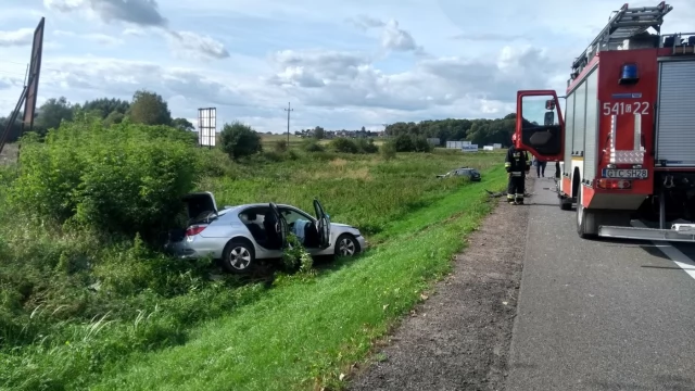 Tczew - Wypadek na pograniczu Tczewa i Zajączkowa. Jedna osoba zakleszczona
