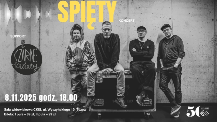 Tczew - Spięty - koncert / support: Czarne Kwiaty