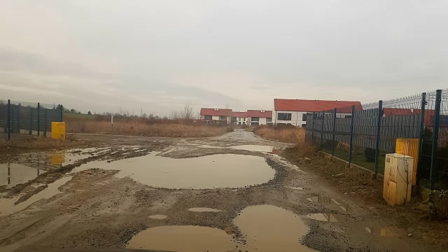 Tczew - Ulica Marynarska. Dziura na dziurze
