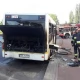 Tczew - Strażacy gasili pożar autobusu. Na szczęście pojazd jechał bez pasażerów