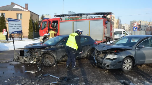 Tczew - Wypadek na Jagiellońskiej. Są utrudnienia w ruchu