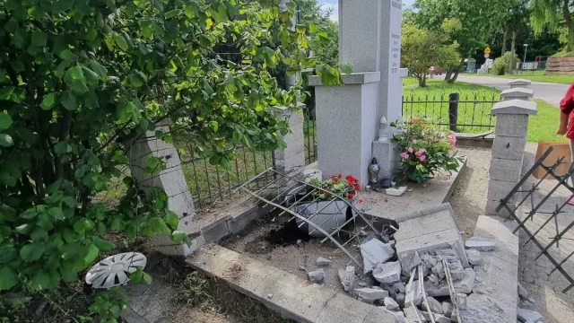 Tczew - Osobówką w figurę Chrystusa