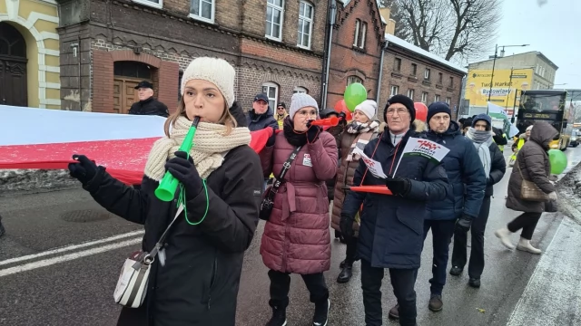 Tczew - Marsz Jedności Gminy Tczew przeszedł ulicami Tczewa