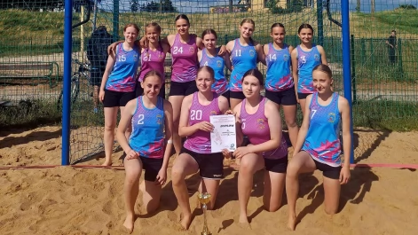 Tczew - Młodziczki Sambora Tczew z awansem do Finałów Mistrzostw Polski w Plażowej Piłce Ręcznej 2024!