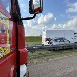 Tczew - A1 zablokowana po kolizji w Kopytkowie
