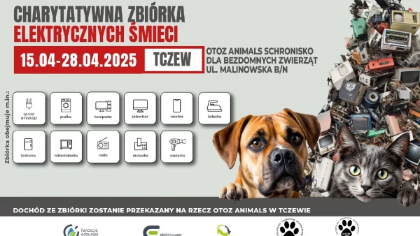 Tczew - Wyrzuć elektrośmieci - i pomóż czworonogom!