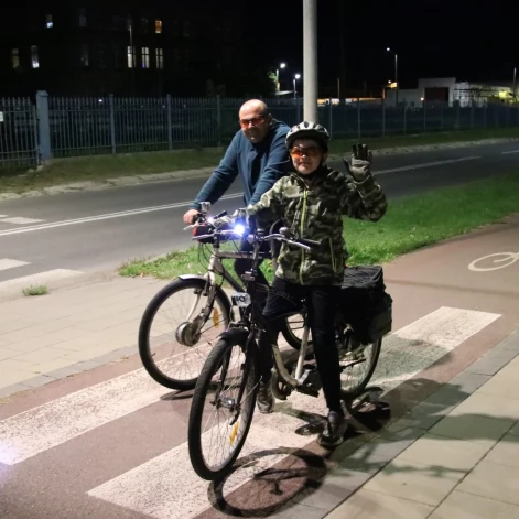 Tczew - Nocny przejazd rowerowy Świetlik
