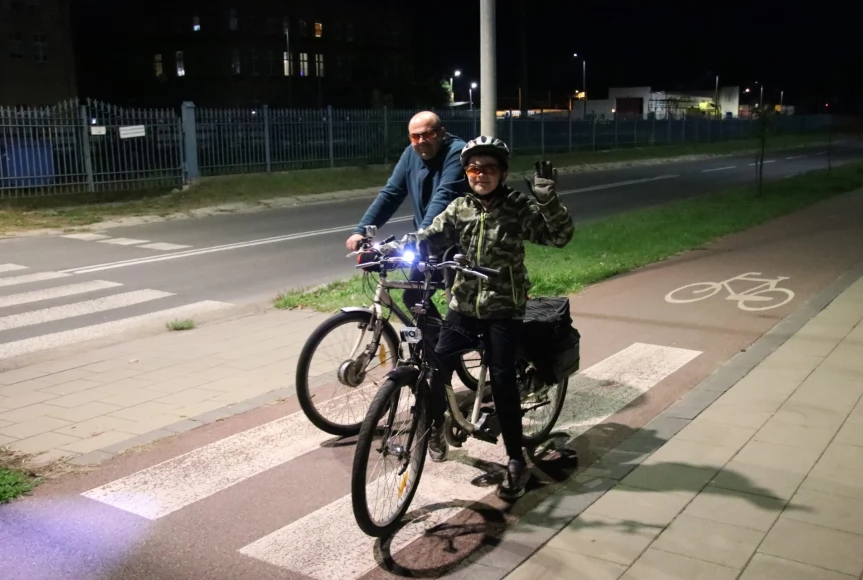 Tczew - Nocny przejazd rowerowy Świetlik