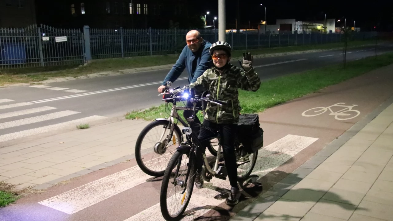 Tczew - Nocny przejazd rowerowy Świetlik