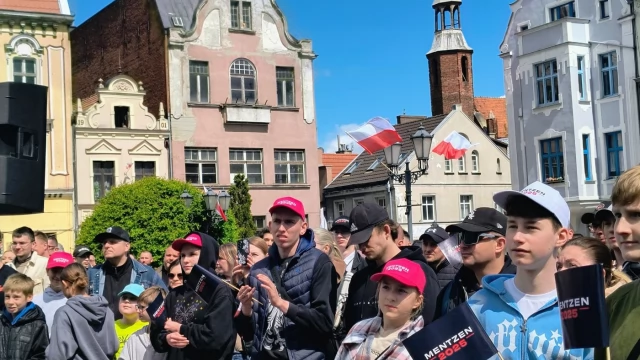 Tczew - Sławomir Mentzen w Tczewie "Klasa polityczna nam nie wyszła"