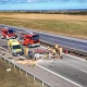Tczew - Groźne dachowanie na A1