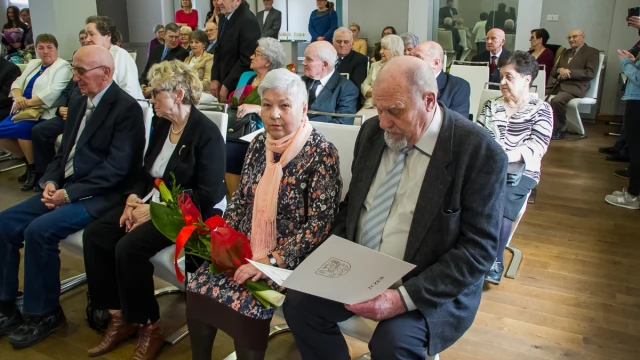 Tczew - Nawet 60 lat razem! Jubilaci nagrodzeni