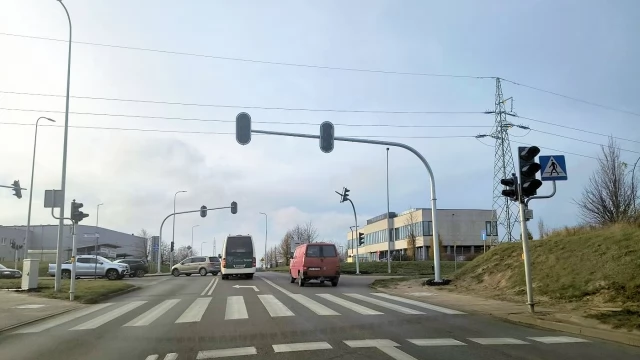 Tczew - Kolejne światła na dojazdówce do autostrady