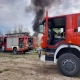 Tczew - Kłęby czarnego dymu nad Starym Miastem i Zatorzem