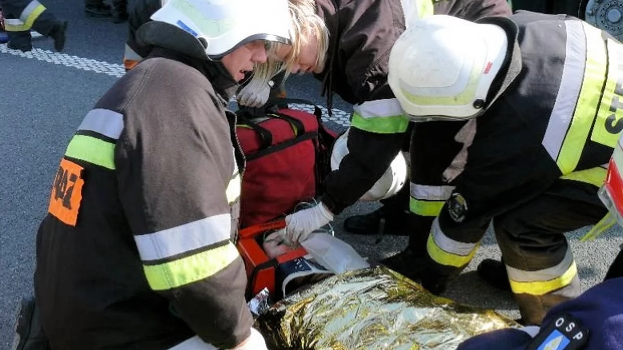 Tczew - Ratownicy na A1