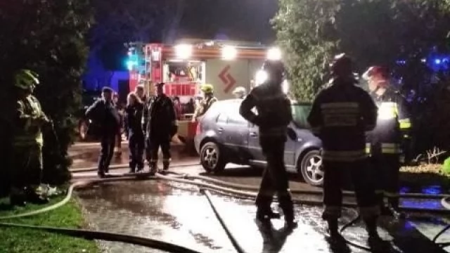 Tczew - Pożar w Rokitkach. Uratowano mienie o wartości 400 tys. zł