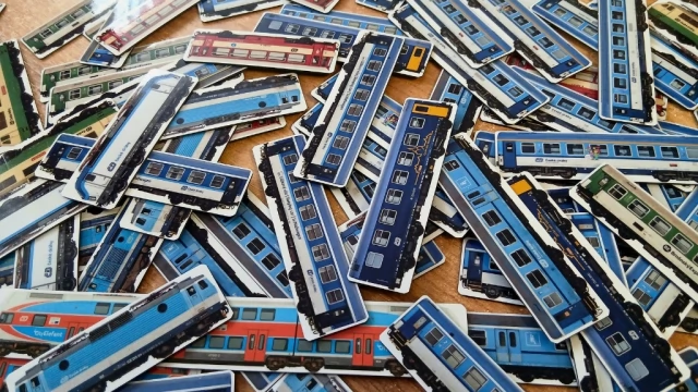 Tczew - Magnesy zestaw Ceskie drahy na lodówkę 15 szt.