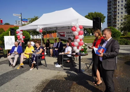 Tczew - Tczewskie czytanie "Kordiana". Młodzież, prezydent i aktor w literackim święcie