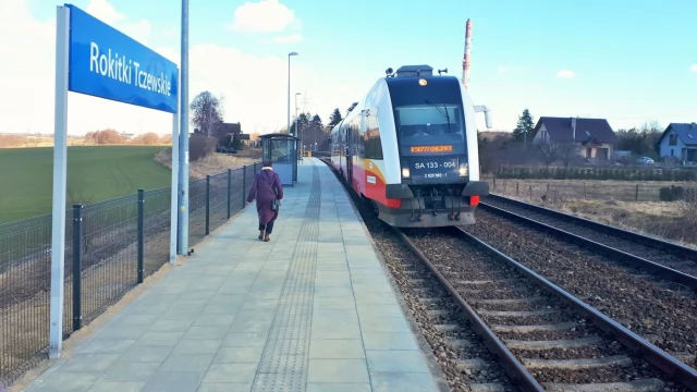 Tczew - Peron w Rokitkach po modernizacji