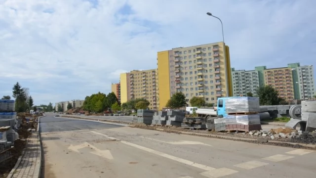 Tczew - Skrzyżowanie al. Kociewskiej z Jagiellońską coraz bliżej