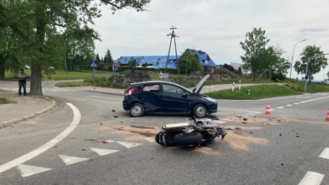 Tczew - Poważny wypadek w Gniewie. Droga krajowa 91 zablokowana [AKTUALIZACJA]