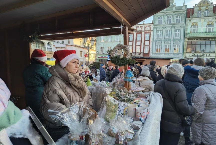 Tczew - Spotkanie opłatkowe na placu Hallera