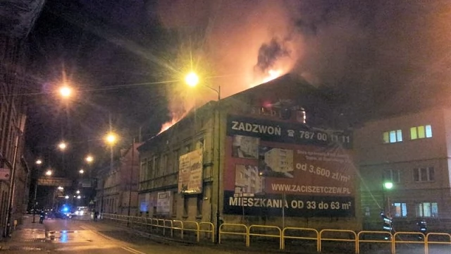 Tczew - Płonęła kamienica w centrum Tczewa