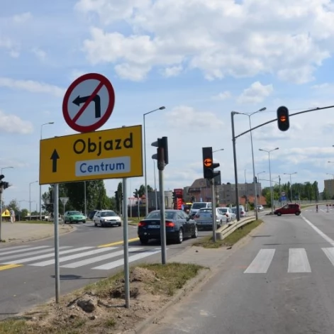 Tczew - Zamknięcie jezdni zachodniej dk 91