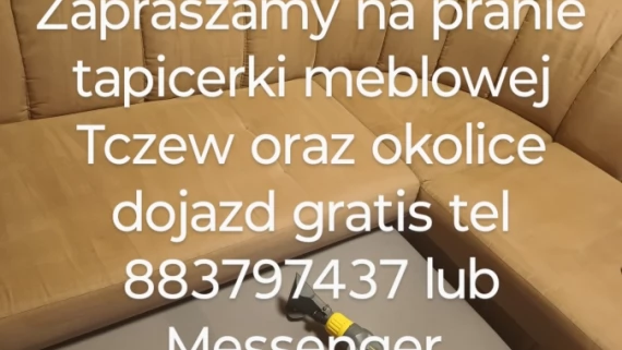 Tczew - Pranie tapicerki meblowej oraz auta