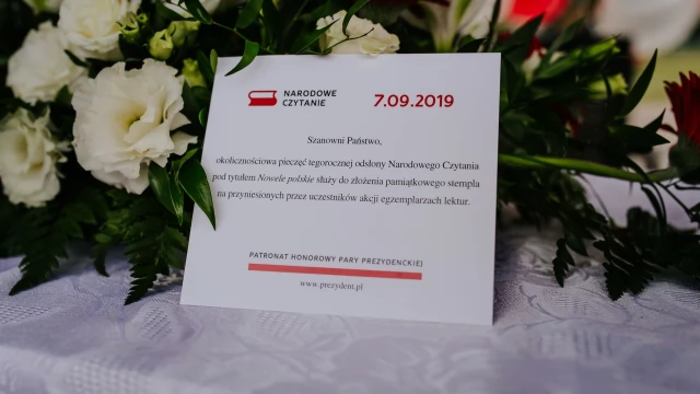 Tczew - Nowele polskie lekturą Narodowego Czytania 2019