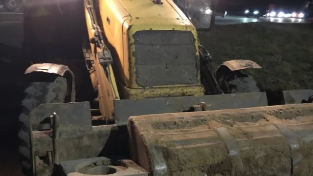 Tczew - Zderzenie osobówki z koparką na dk "91"