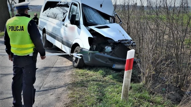 Tczew - Policja wyjaśnia okoliczności wypadku w Borkowie