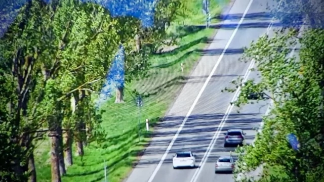 Tczew - Powroty z długiego weekendu. W Tczewie policyjny dron w akcji