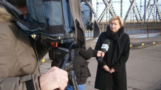 Tczew - Anna Fotyga i Andrzej Jaworski (PiS) odwiedzili Tczew. Tematem spotkania - most