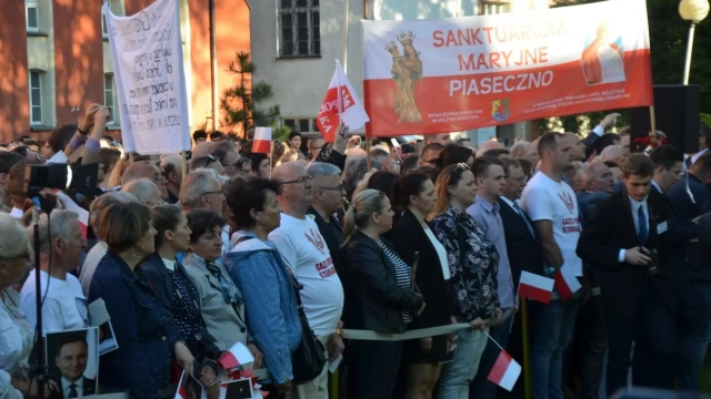 Tczew - Prezydent Andrzej Duda w Pelplinie
