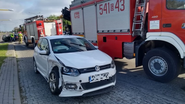 Tczew - Wypadek na skrzyżowaniu Kociewskiej i Żwirki. Dwie osoby poszkodowane