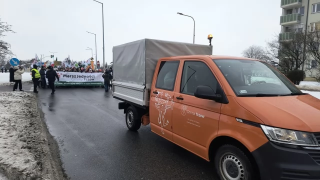 Tczew - Marsz Jedności Gminy Tczew przeszedł ulicami Tczewa