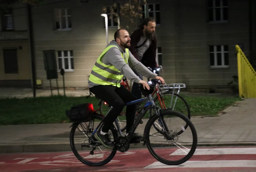 Tczew - Nocny przejazd rowerowy Świetlik