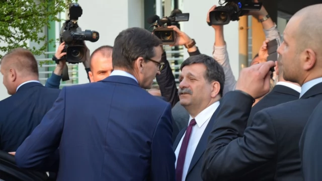 Tczew - Mateusz Morawiecki w Pelplinie. Zapytaliśmy o Most Tczewski