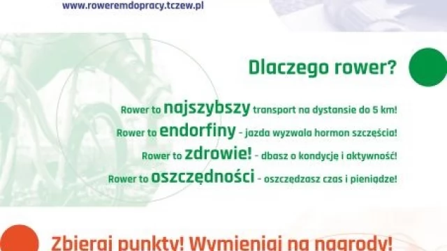 Tczew - Konkurs "Rowerem do pracy" - edycja 2020. Ruszyła rejestracja