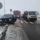 Tczew - Zderzenie VW Polo z ciężarówką przewożącą butle z gazem