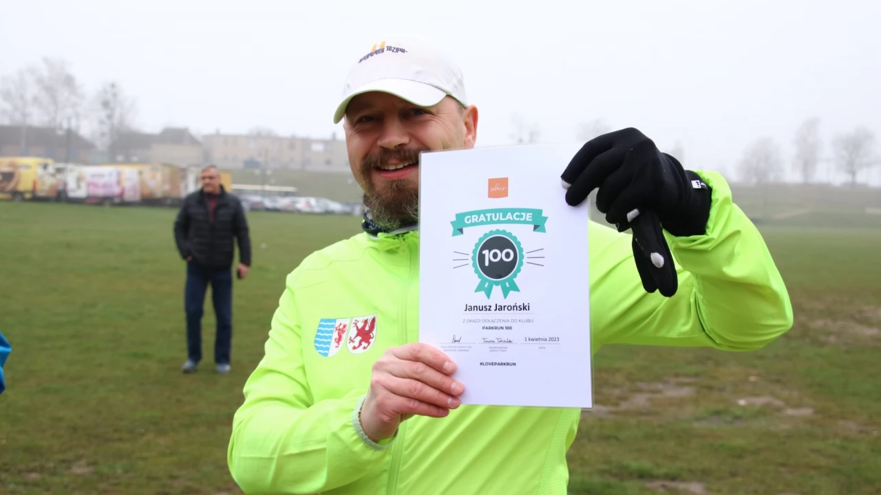 Tczew - Parkrun na niebiesko