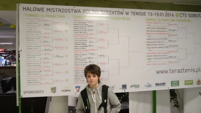 Tczew - Jakub Federowicz na Halowych Mistrzostwach Polski Skrzatów i Skrzatek